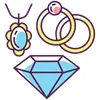 Beautiful jewelry models showcasing high-quality diamond engagement rings and pearl jewelry in Phuket.